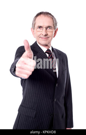 Ich wünsche Ihnen vollen Erfolg für Ihre Zukunft! Stockfoto