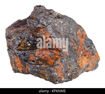 Wolframit Mineral Stein in Eisenerz Stockfoto