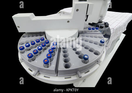 Automatische Probenvorbereitung analytische Instrument Stockfoto