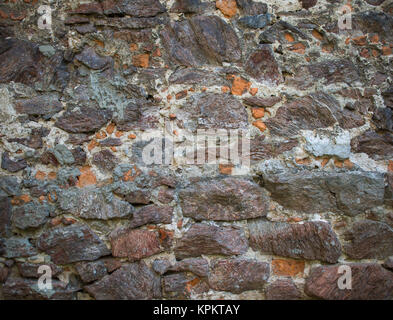 Hintergrund der Steinmauer Textur Stockfoto