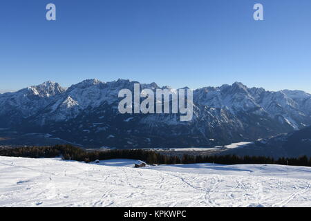 Skipiste am zettersfeld lienzer dolomiten osttirol Stockfoto