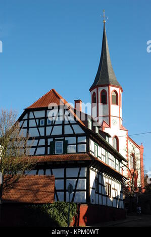 Ehemalige Zollstation in der Altstadt von knielingen Stockfoto