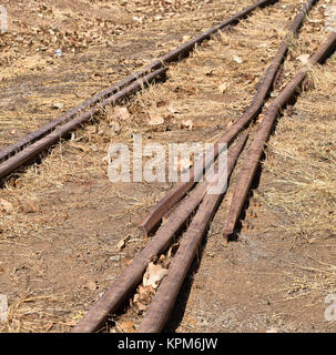 In Australien der alten, verlassenen Railroad in der Natur Stockfoto