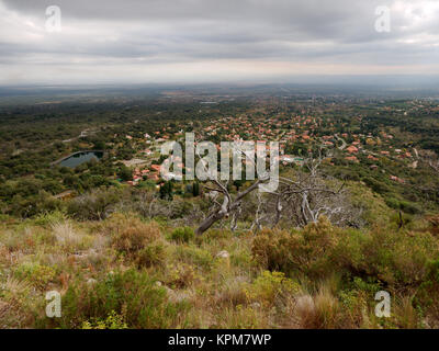 Die Aussicht bei Mogote Bayo Naturpark, Merlo, San Luis, Argentinien Stockfoto