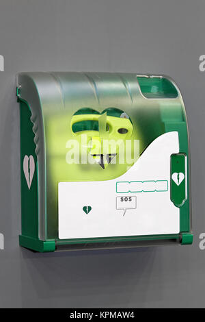 Automatisierter Externer Defibrillator Stockfoto