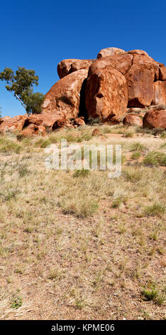 In Australien die Felsen des Teufels s Marmor im Northern Territory Stockfoto