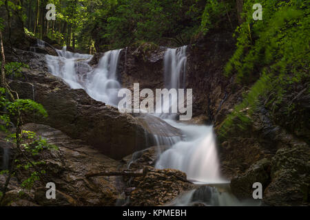 LainbachwasserfÃ¤lle in kochel Stockfoto