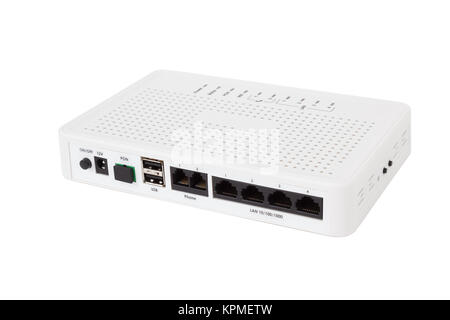 GPON Subscriber Network Terminal Stockfoto