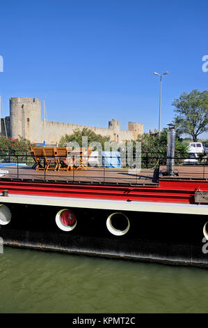 Die Marina von Aigues-Mortes Stockfoto