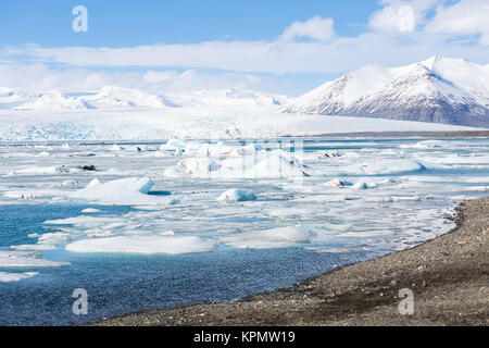 Vatnajökull-Gletscher-Island Stockfoto