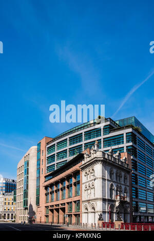 Holborn Viadukt überqueren Farringdon Straße in der City von London, England, Großbritannien Stockfoto