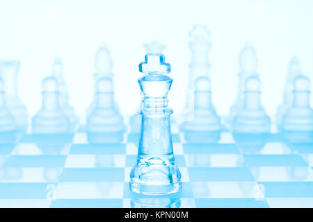 Schach-Führer. Stockfoto