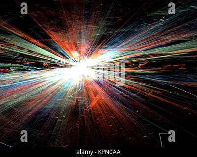 Abstrakte helle farbige Technologie Hintergrund digital erzeugten Bild Stockfoto