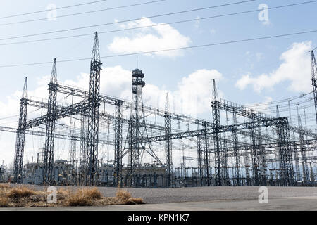 Elektrizitätswerk Stockfoto