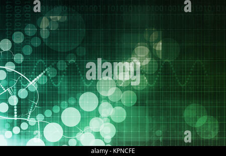 Binäre Technologie Stream Stockfoto