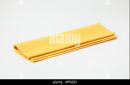 Gelb Platzdeckchen Stockfoto