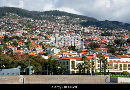 Von der Küste von Funchal, Madeira, Portugal Stockfoto