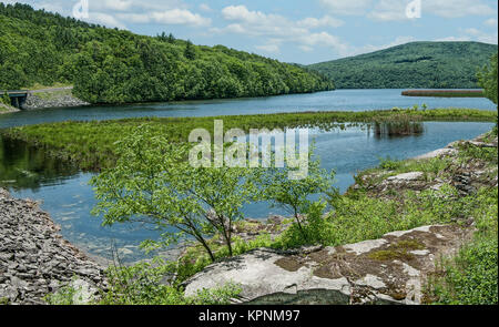 Upstate New York Reservoir Stockfoto