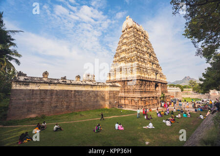 Asien, Indien, Tamil Nadu, Vellore, Jalakanteswarar Tempel Stockfoto