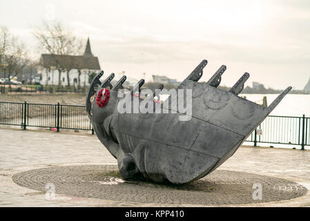 Die Cardiff Bay und die Lagune, Cardiff, Wales, Großbritannien Stockfoto