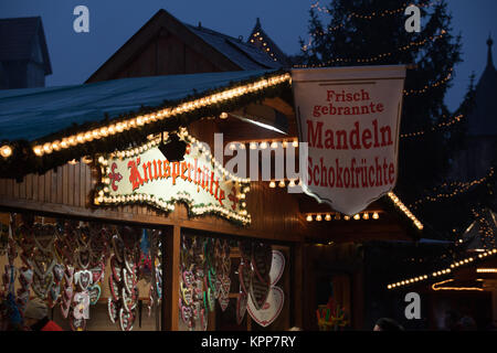 Weihnachtsmarkt Adventsstadt Quedlinburg Stockfoto