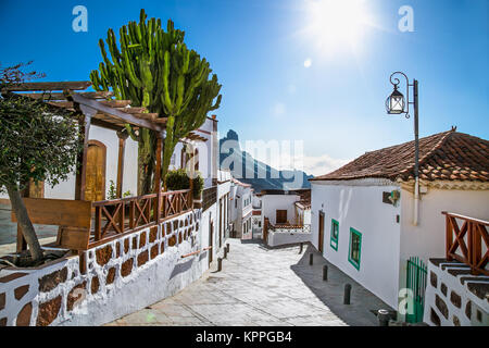 Tejeda Dorf in Gran Canaria, Spanien. Stockfoto