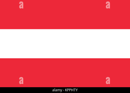 Nationalflagge von Österreich Stockfoto