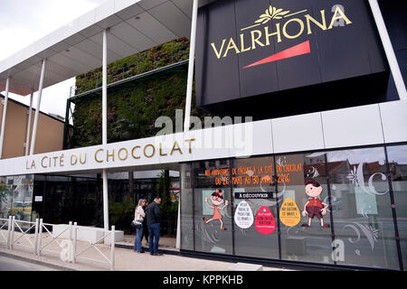 La Cité du Chocolat Valrhona - Tain l'Hermitage - Drome - Frankreich Stockfoto