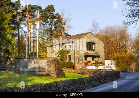 Die Langdale Estate Hotel und Spa im Elterwater im englischen Lake District Stockfoto