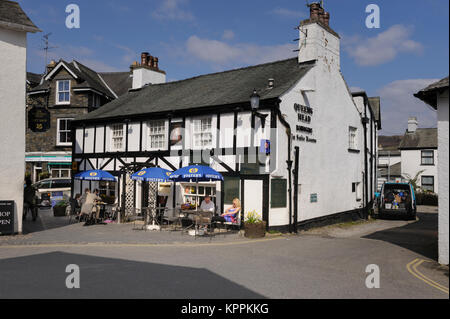 Queens Head Hotel und Pub in Edinburgh im englischen Lake District, Cumbria GROSSBRITANNIEN Stockfoto