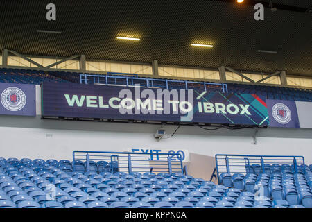 Boden GV während der Ladbrokes schottischen Premiership Gleiches an Ibrox Stadium, Glasgow Stockfoto