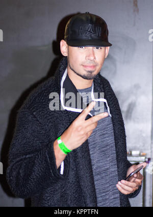 DJ, Afrojack, Teilnahme an den MTV Europe Music Awards (EMA) 2014 nach - Partei, am 10. November 2014 stattfand, die Bögen, die Argyle Street, Glasgow, Schottland Stockfoto