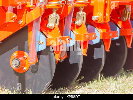 Der neue Traktor Pflug Stockfoto