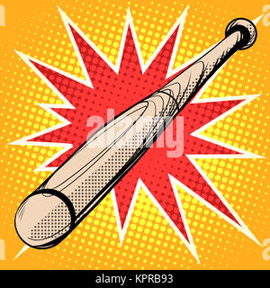 Holz Baseball Bat retro Sport Stockfoto