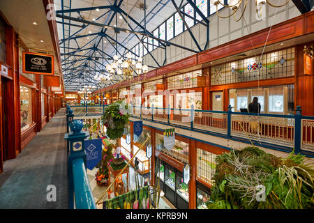 Arcade in Brisbane Queen St. Br Stockfoto