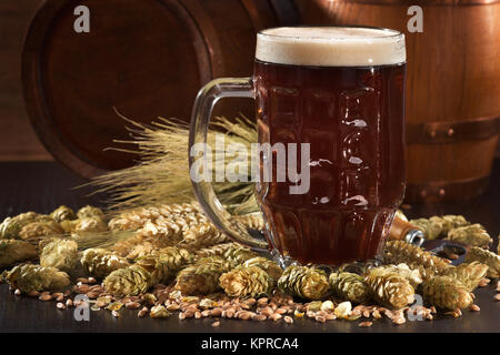 Bierglas Stockfoto