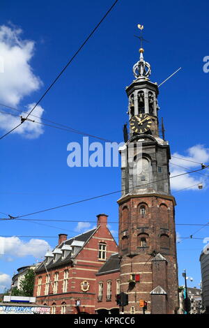 Der Munttoren in Amsterdam Stockfoto