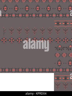 Schneeflocken vektor Muster, tribal Ornament für Weihnachten Verpackung, Vektoren, Textilien, Tapeten Vector Illustration. Stock Vektor