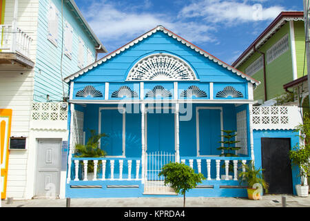 Colonial House vor dem Central Park in Puerto Plata Stockfoto