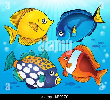 Coral Reef Fish Thema Bild 5 Stockfoto