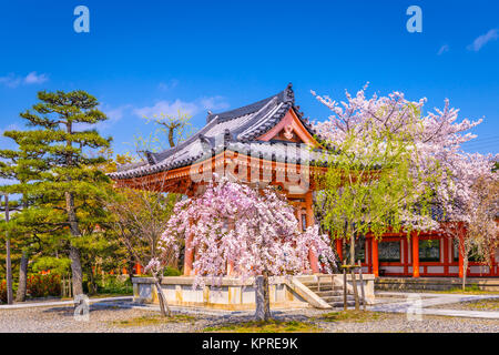 Kyoto, Japan Frühjahr Tempel. Stockfoto