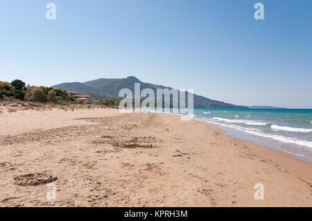 Berühmte Banana Beach auf der Insel Zakynthos in Griechenland Stockfoto
