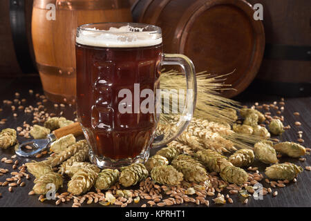 Bierglas Stockfoto