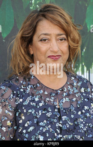 Zaha Hadid besucht die Serpentine Gallery Summer Party in der Serpentine Gallery in London. 2. Juli 2015 © Paul Treadway Stockfoto