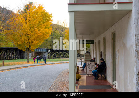 USA West Virginia WV Harpers Ferry im Herbst Herbst Stockfoto