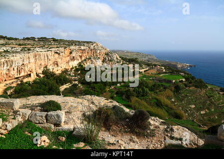 Dingli Cliffs, Malta Stockfoto