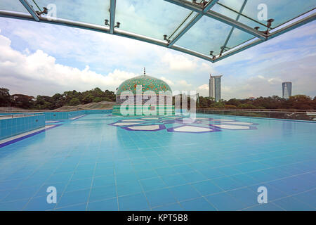 Blick auf das Museum für Islamische Kunst Malaysia (IAMM) in Kuala Lumpur, Malaysia Stockfoto