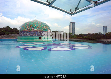 Blick auf das Museum für Islamische Kunst Malaysia (IAMM) in Kuala Lumpur, Malaysia Stockfoto