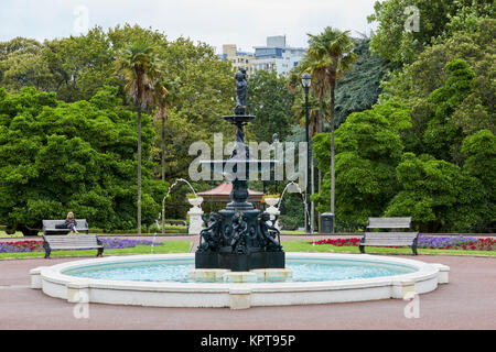 Brunnen am Albert Park, Auckland, Neuseeland Stockfoto