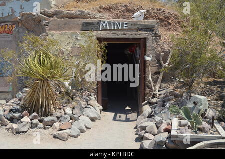 Alte Mine Museum In Oatman, 22. Juni 2017. Route 66, Oatman. Arizona USA, EEUU. Stockfoto